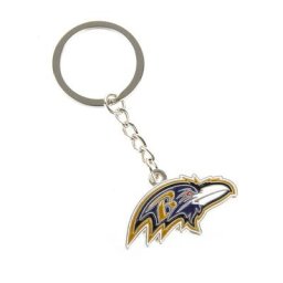 Baltimore Ravens Logo Keyring