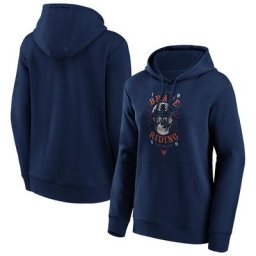 MotoGP Legends Live Fast Grafik-Hoodie – Marineblau – Damen