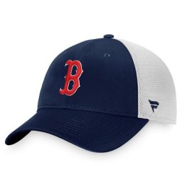 Ikonische strukturierte Trucker-Kappe mit Boston Red Sox Fanatics-Marke