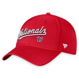 Washington Nationals Core Flex-Mütze mit Fanatics-Logo für Herren, rot
