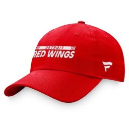Detroit Red Wings Fanatics Branded Authentic Pro Game & Train Unstrukturierte verstellbare Kappe – Herren