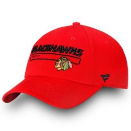 Herren Fanatics Branded Red Chicago Blackhawks Authentic Pro Rinkside Fundamental verstellbarer Hut