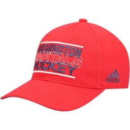 adidas Red Washington Capitals Slouch Flex Hat für Herren