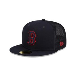 Boston Red Sox New Era 2022 Official Batting Practice 59FIFTY Trucker Kappe