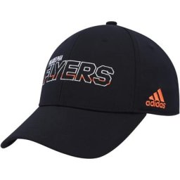 adidas Philadelphia Flyers Team Bar Flex-Mütze in Schwarz für Herren