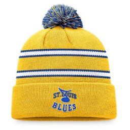 Fanatics Branded Blue St. Louis Blues Special Edition 2.0 Strickmütze mit Bündchen und Bommel für Herren
