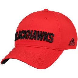 adidas Red Chicago Blackhawks Sport City First Adjustable Hat für Herren