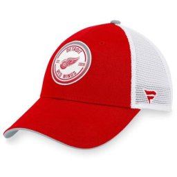 Fanatics Branded Rot/Weiß Detroit Red Wings Iconic Gradient Trucker Snapback Hat für Herren