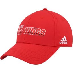 adidas Red Detroit Red Wings Team Bar Flex Cap für Herren