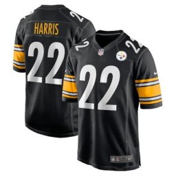 Jugend Nike Najee Harris Black Pittsburgh Steelers 2021 NFL Draft First Round Pick Game Jersey