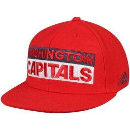 adidas Red Washington Capitals Culture Box Flex Cap für Herren