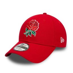 England Rugby New Era 9FORTY Rose Cap - Red - Unisex