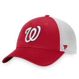 Fanatics Branded Red/White Washington Nationals Core Structured Trucker Snapback Hat für Herren