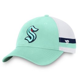 Herren Fanatics Branded Blau/Weiß Seattle Kraken Special Edition 2.0 Snapback verstellbarer Hut