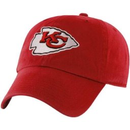 47 Brand Kansas City Chiefs Clean Up Adjustable Hat - Red