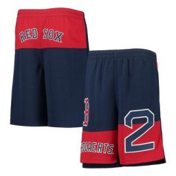 Jugend Xander Bogaerts Navy Boston Red Sox Pandemonium Namens- und Nummernshorts