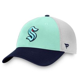 Fanatics Branded Blue Seattle Kraken Special Edition 2.0 Trucker Cap für Herren, verstellbar