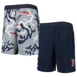 Jugend Navy Boston Red Sox Camo Newsies Active Shorts