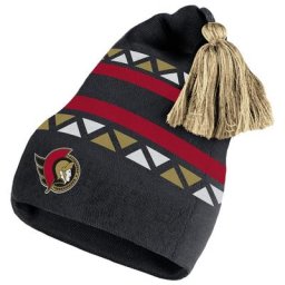 Herren adidas Ottawa Senators Reverse Retro 2.0 Pom Strickmütze in Schwarz