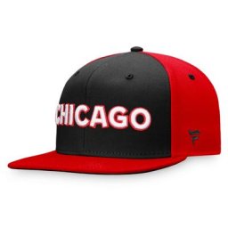 Fanatics Branded Black Chicago Blackhawks Special Edition 2.0 Snapback Hat für Herren