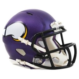 Minnesota Vikings Riddell Speed ​​Mini-Helm