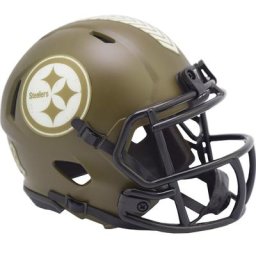 Pittsburgh Steelers Riddell Salute To Service Speed Mini-Helm