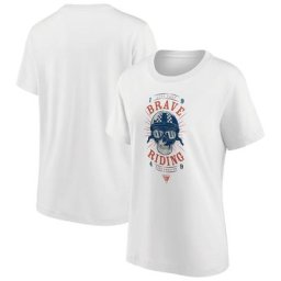 MotoGP Legends Live Fast Grafik-T-Shirt – Weiß – Damen