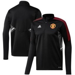 Manchester United Trainingsoberteil - Schwarz