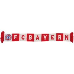 FC Bayern München Stangenschal - Rot/Weiß - Unisex