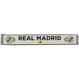 Real Madrid Fanschal – Weiß – Unisex