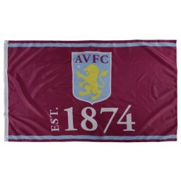 Aston Villa Crest Established Flag
