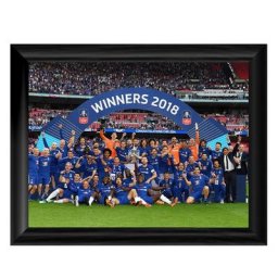 Chelsea FA Cup Team Print gerahmt 8 x 6