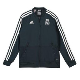 Real Madrid Training Woven Präsentationsjacke – Dunkelgrau – Kinder