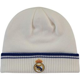 Real Madrid Manschetten-Strickmütze - Weiß - Kinder