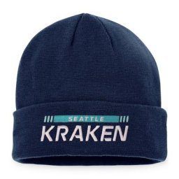 Seattle Kraken Fanatics Branded Authentic Pro Game & Train Bündchenstrick – Herren