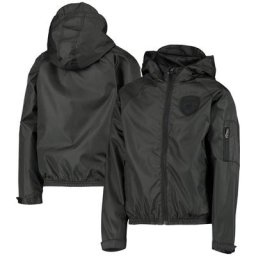 Arsenal Mono Logo Duschjacke – Schwarz – Jungen