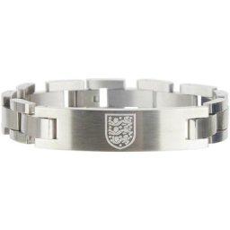 England-Wappen-Armband – Edelstahl