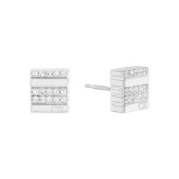 Calvin Klein Paar Ohrstecker TIMELESS, 35000370, 35000371, mit Glasstein