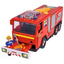 SIMBA Spielzeug-Feuerwehr Feuerwehrmann Sam, Jupiter Pro, mit Licht- und Soundeffekten