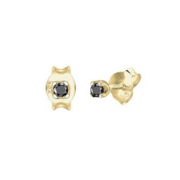 Elli DIAMONDS Elli DIAMONDS Ohrringe Stecker Basic Diamant (0.03 ct.) 375er Gelbgold Damen