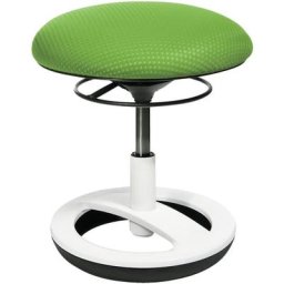 Topstar Sitness® Bobby, Kinder Sitzhocker, Standfuß weiß, grün
