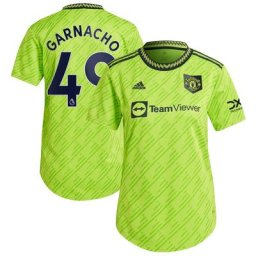 Manchester United Third Authentic Shirt 2022-23 - Womens with Garnacho 49 printing