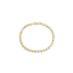 Fascination by Ellen K. Armband 375 Gold gelb und weiß