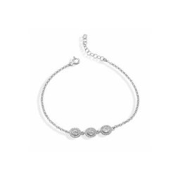 dKeniz Silberarmband 925/- Sterling Silber Pure Elegance (Set, 1-tlg)