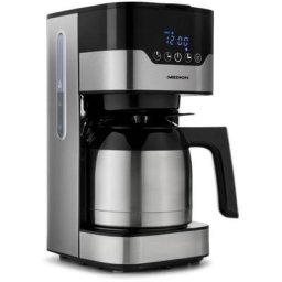 Medion® Filterkaffeemaschine MD 18458, 1,2l Kaffeekanne, Papierfilter 1x4, Aromawahlschalter mit 3 Stufen, Timer-Funktion