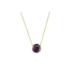 CELESTA Kette mit Anhänger 375/- Gelbgold Amethyst