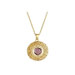 Fascination by Ellen K. Kette mit Anhänger Gold 333 Amethyst