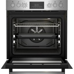 BEKO Elektro-Herd-Set BBUM12328X, mit 2-fach-Teleskopauszug