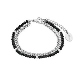 s.Oliver Armband für Damen, Edelstahl, Glas Armbänder & Armreife Weiss