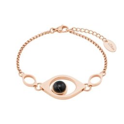 s.Oliver Armband für Damen, Edelstahl, Türkis synth., Kristall Armbänder & Armreife Weiss